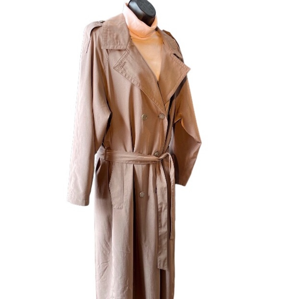 Luba pleated trench coat, size 10 in good condition.Relaxed fit.
